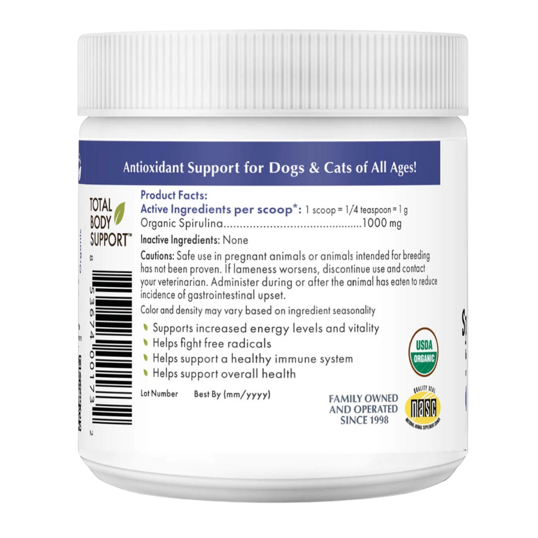 Wholistic Pet Organics Spirulina | Natural Antioxidant + Immune Support