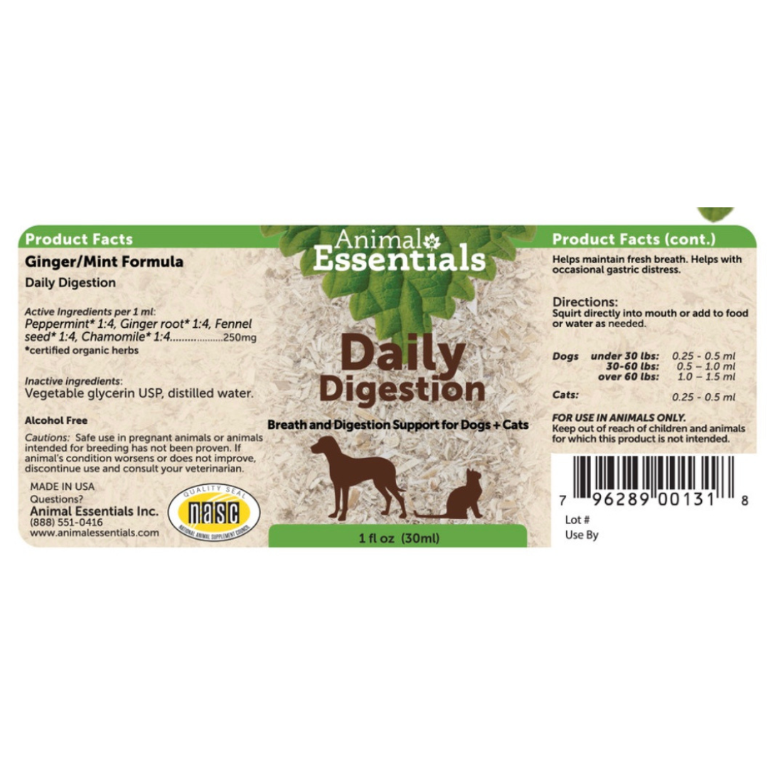 Animal Essentials Daily Digestion | Reflux + Digestive Relief