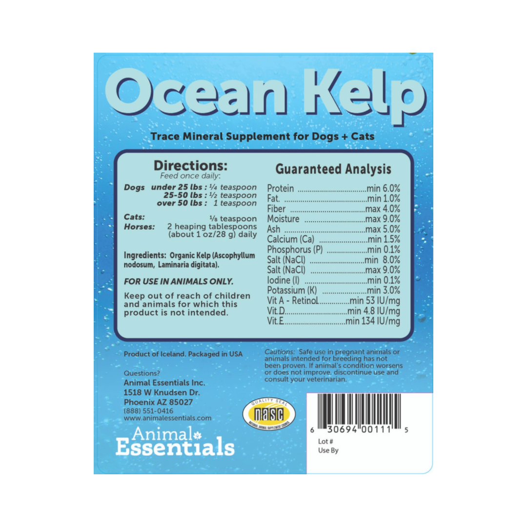 Animal Essentials Organic Ocean Kelp | Trace Minerals