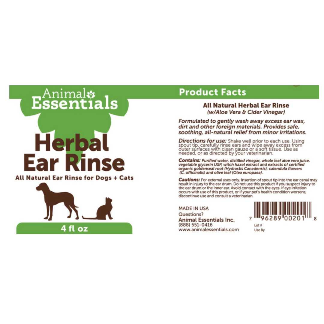 Animal Essentials Herbal Ear Rinse | Herbal Ear Cleaner