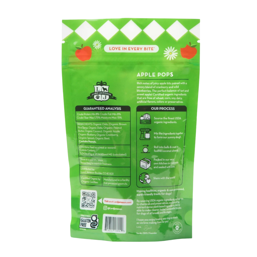 Apple Pops Organic Treats