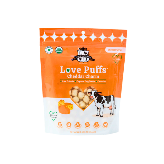 Cheddar Charm Protein Love Puffs | Organic Cheddar Cheese