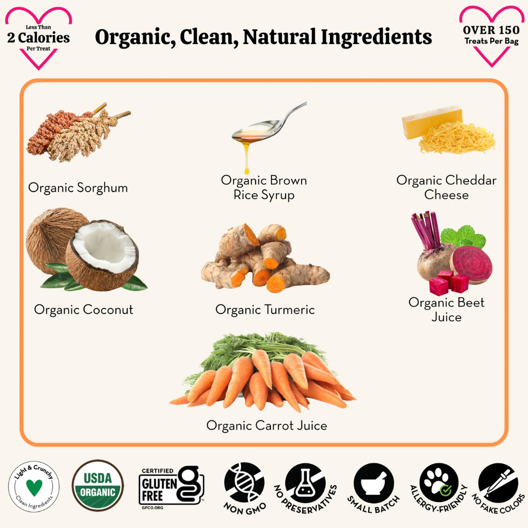 Cheddar Charm Protein Love Puffs | Organic Cheddar Cheese