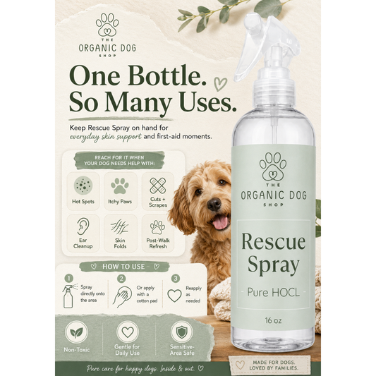 The Organic Dog Shop HOCL Rescue Spray | Skin Soothing + Natural Healing