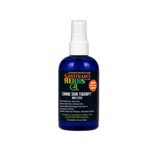 Sustenance Herbs Canine Skin Therapy | Multi-Benefit Herbal Hot Spot, Itch & Irritation Topical Spray