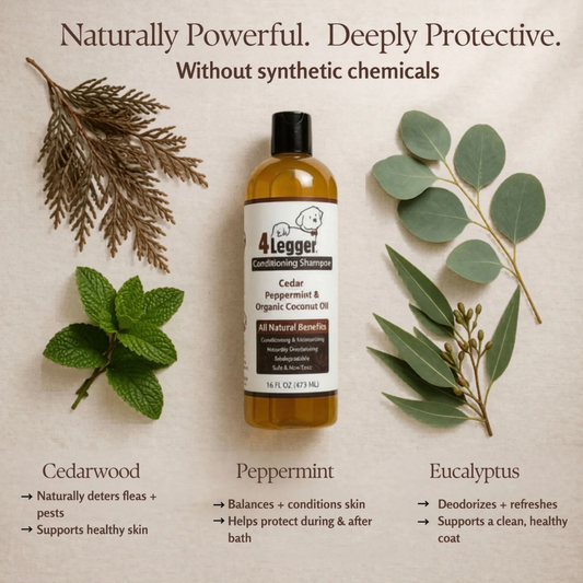 Organic Conditioning Shampoo | Cedar + Peppermint + Eucalyptus