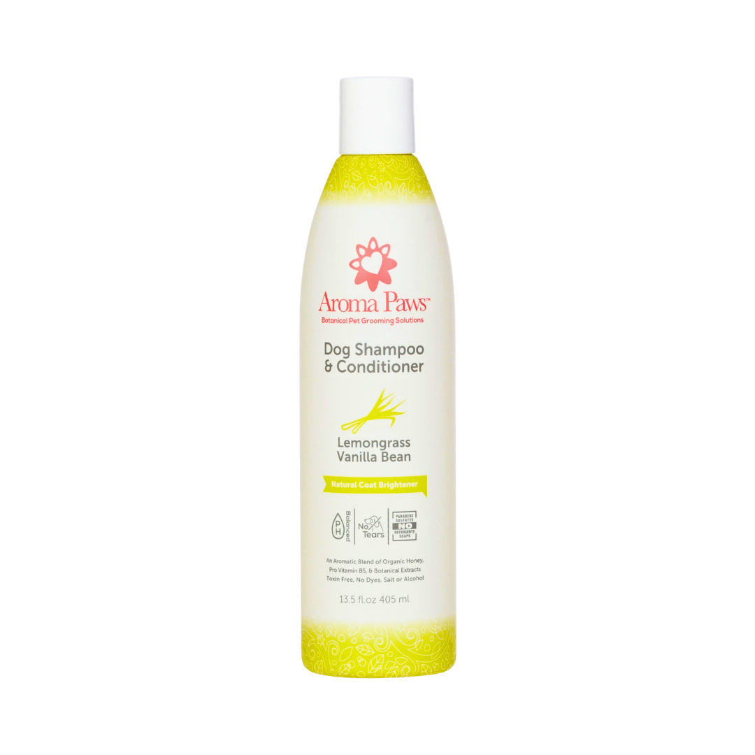 Aroma Paws Lemongrass Vanilla Bean Shampoo | Natural Coat Brightener