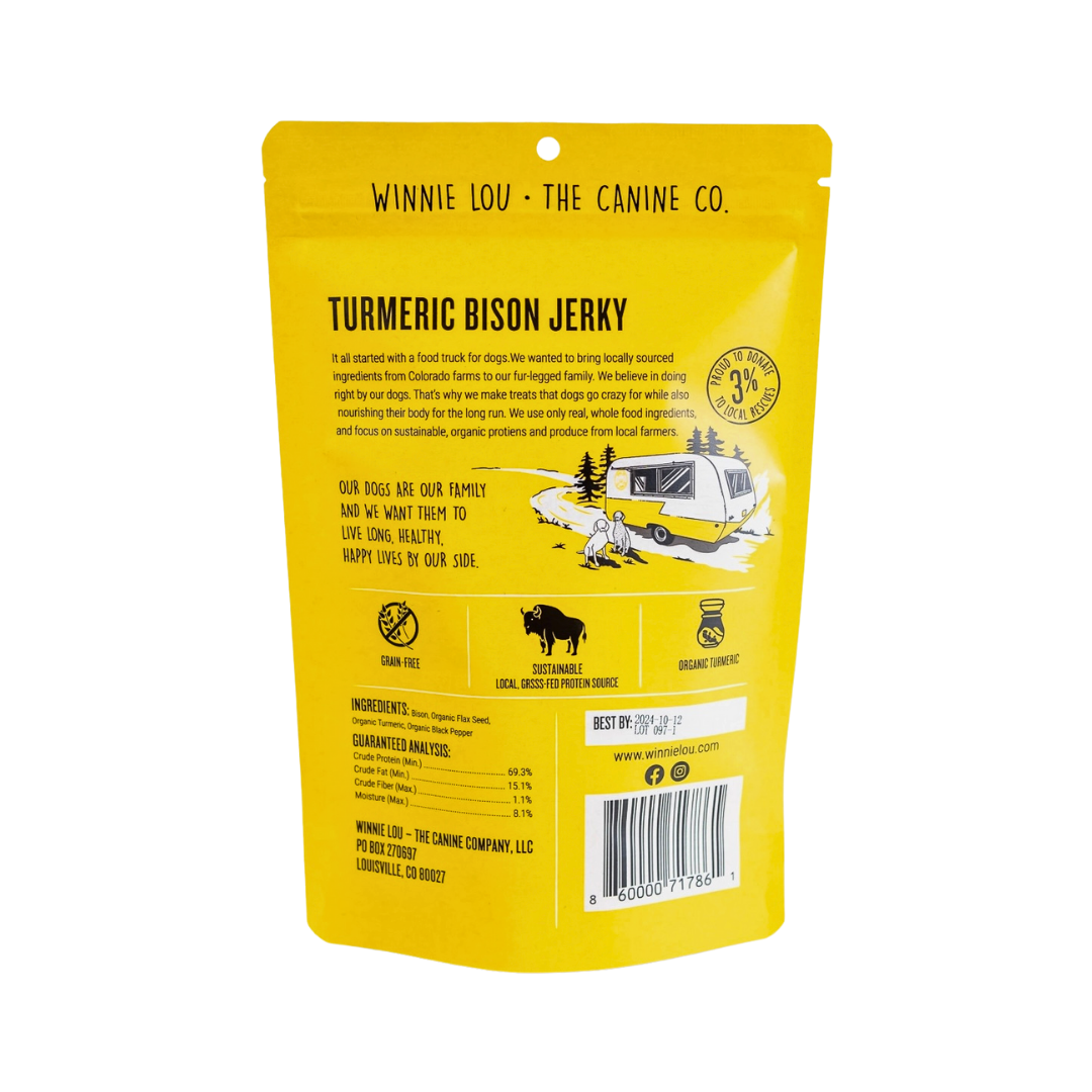 Winnie Lou Turmeric Bison Jerky