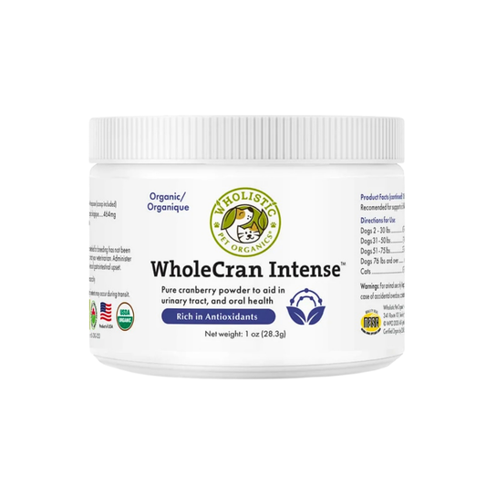 Wholistic Pet Organics WholeCran Intense | Organic Cranberry for Urinary Tract Health