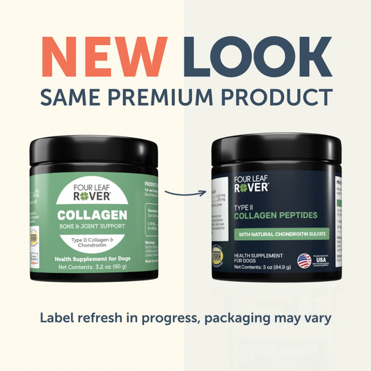 Four Leaf Rover Collagen | Joint + Skin + Gut Support with Type II Collagen