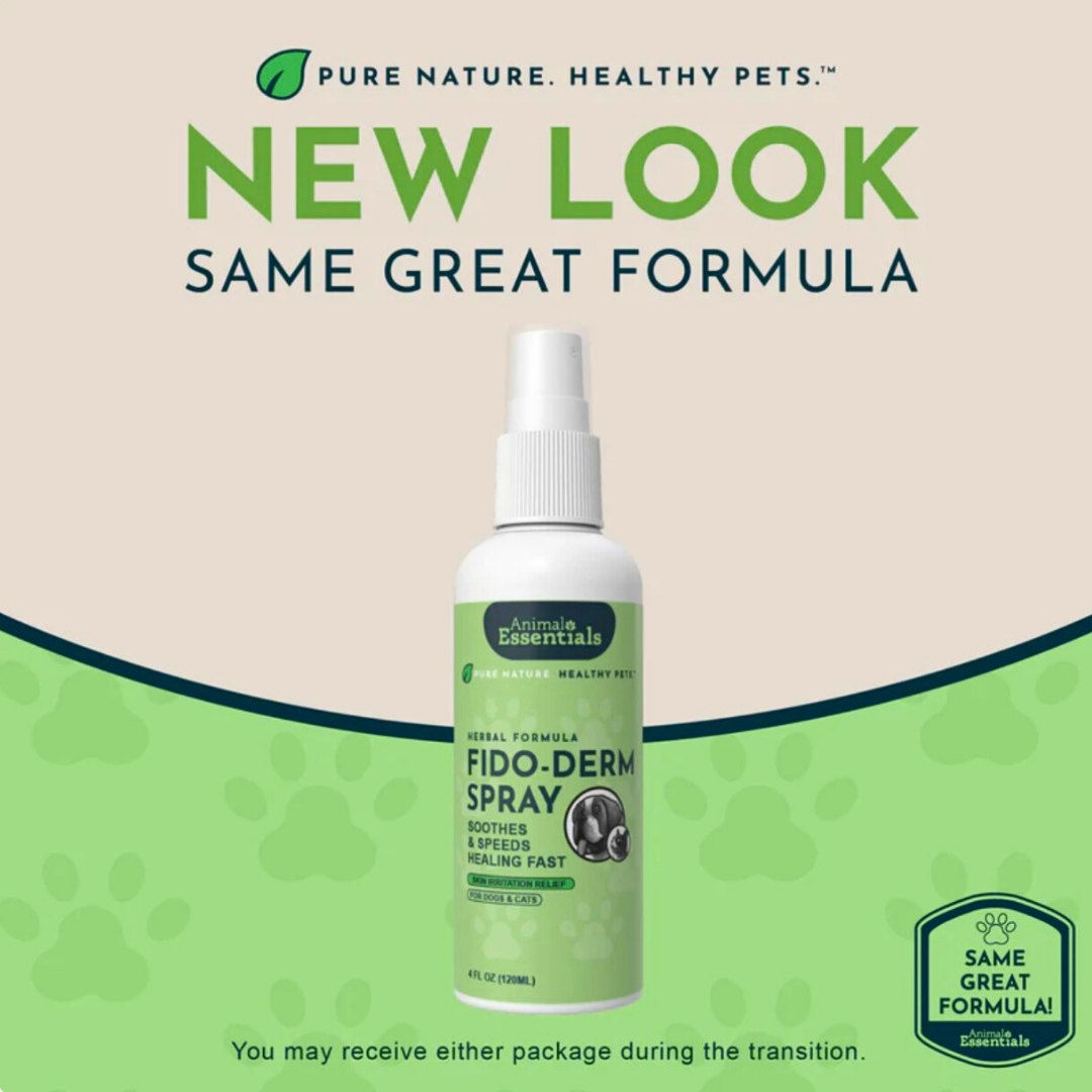 Animal Essentials Fidoderm Herbal Spray | Soothes + Supports Skin Healing