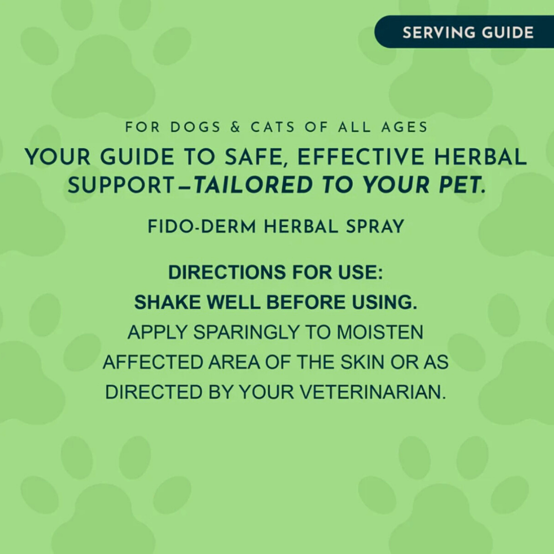Animal Essentials Fidoderm Herbal Spray | Soothes + Supports Skin Healing