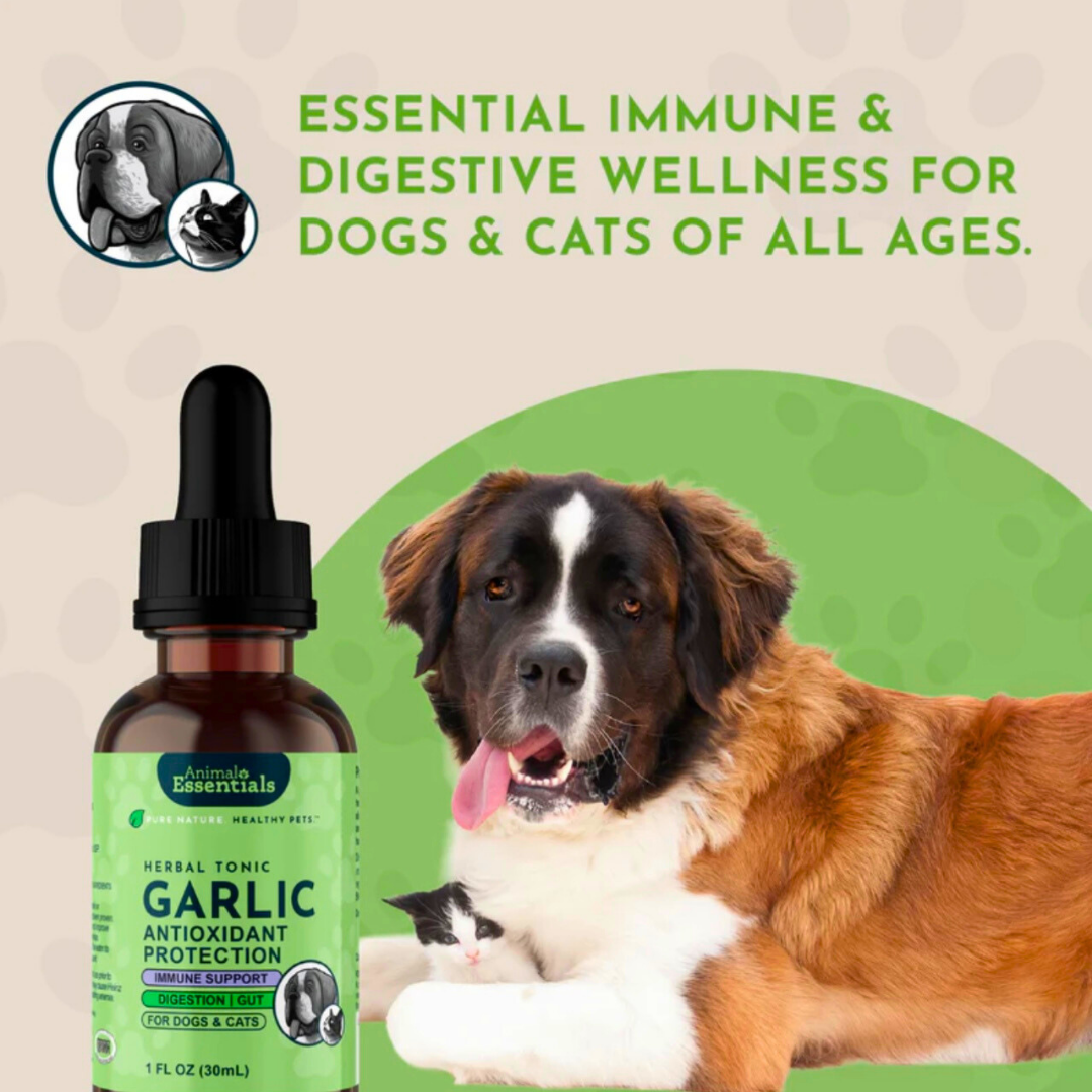 Animal Essentials Garlic | Immune Support + Natural Pest Repellent