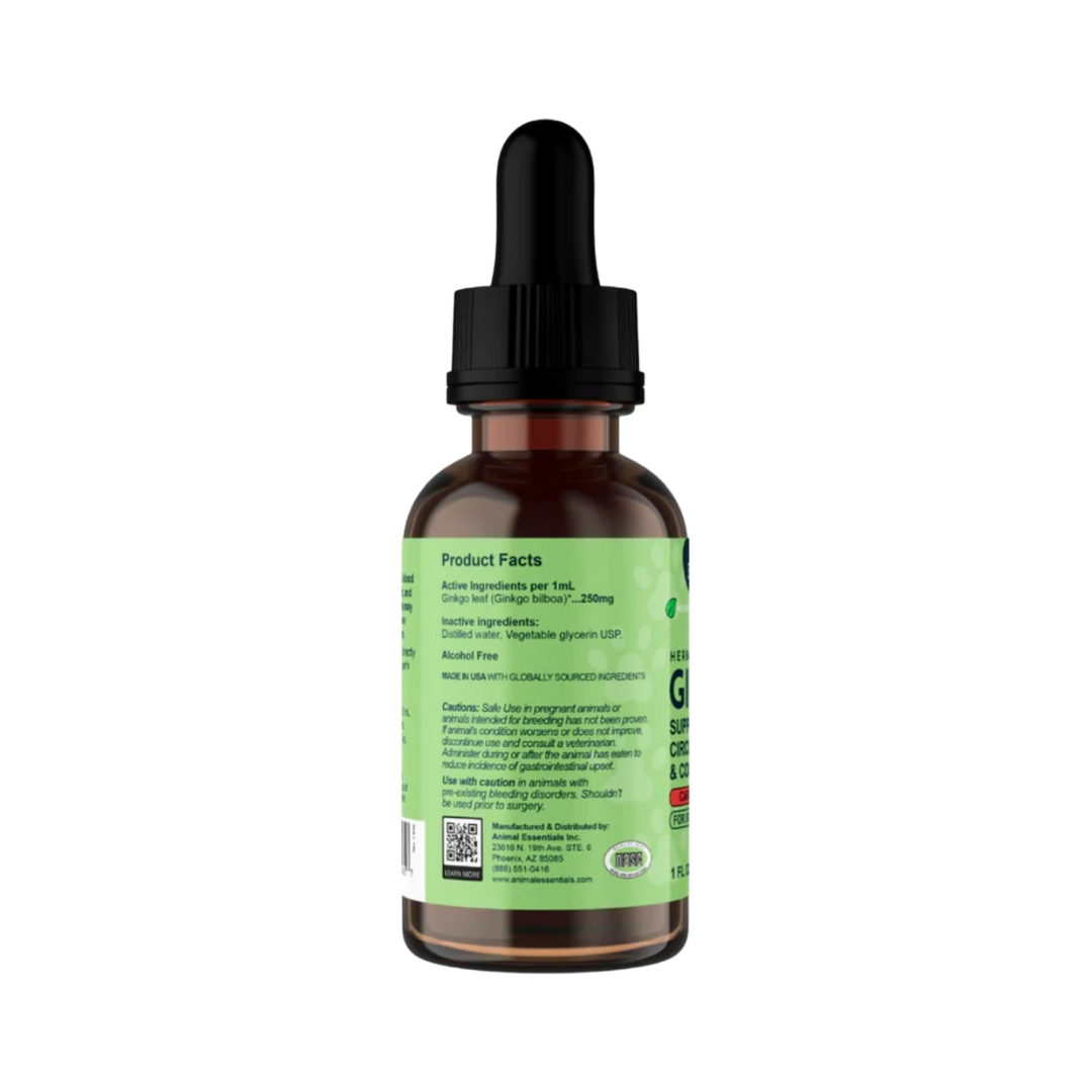 Animal Essentials Ginkgo | Cognitive Support + Healthy Brain Function