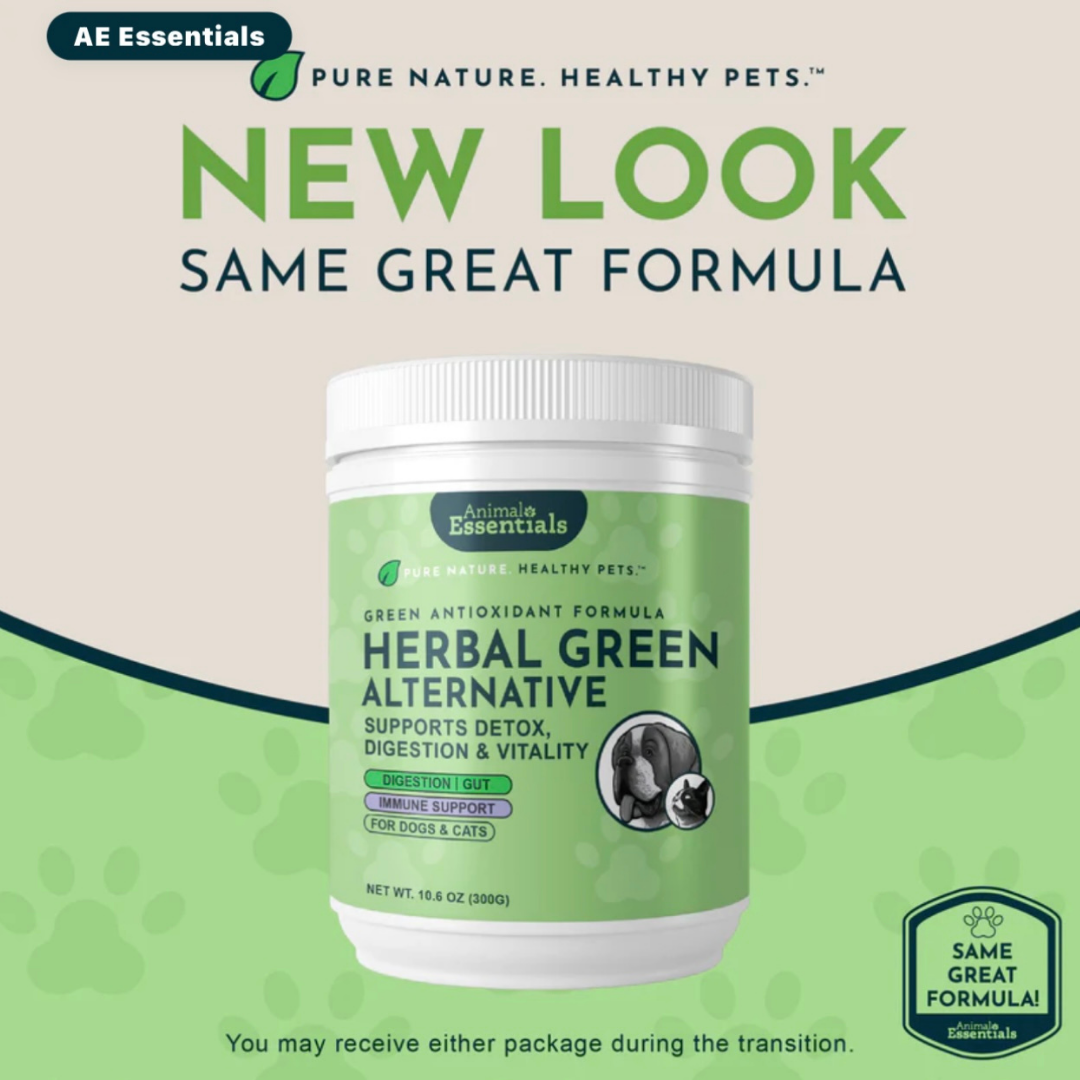 Animal Essentials Herbal Green Alternative | Natural Detox + Parasite Prevention