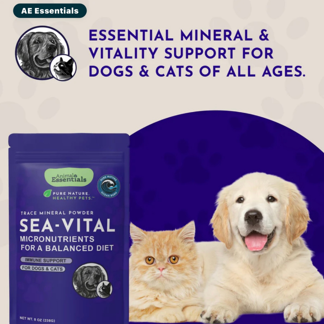 Animal Essentials Sea-Vital | Organic Ocean Kelp + Trace Minerals
