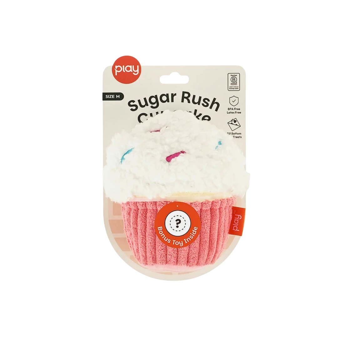 Sugar Rush Cupcake | Non-Toxic Treat Dispensing Plush