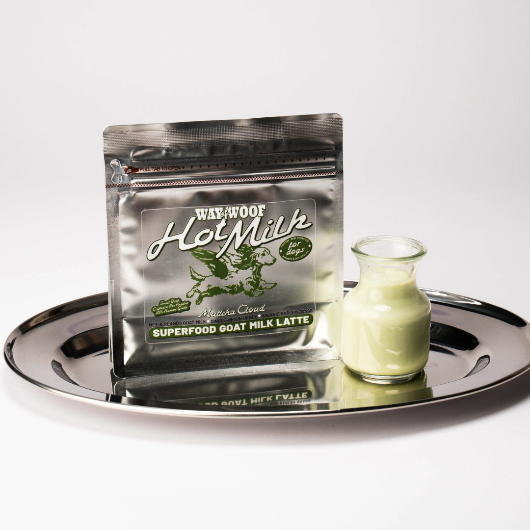 Muttcha Cloud Hot Milk | Natural Goat Milk + Greens Superfood Topper