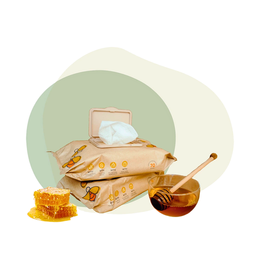 Terra Manuka Honey Wipes | Natural Soothing Bamboo Wipes