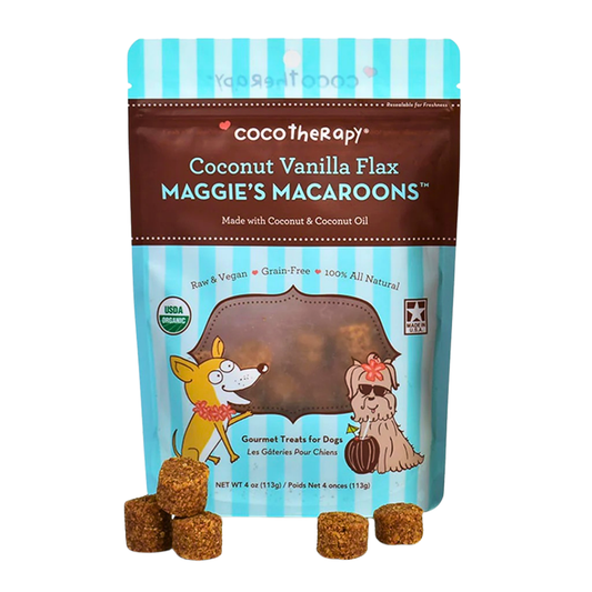 Maggie's Macaroons Coconut Vanilla Flax | Soft Organic Coconut Treats