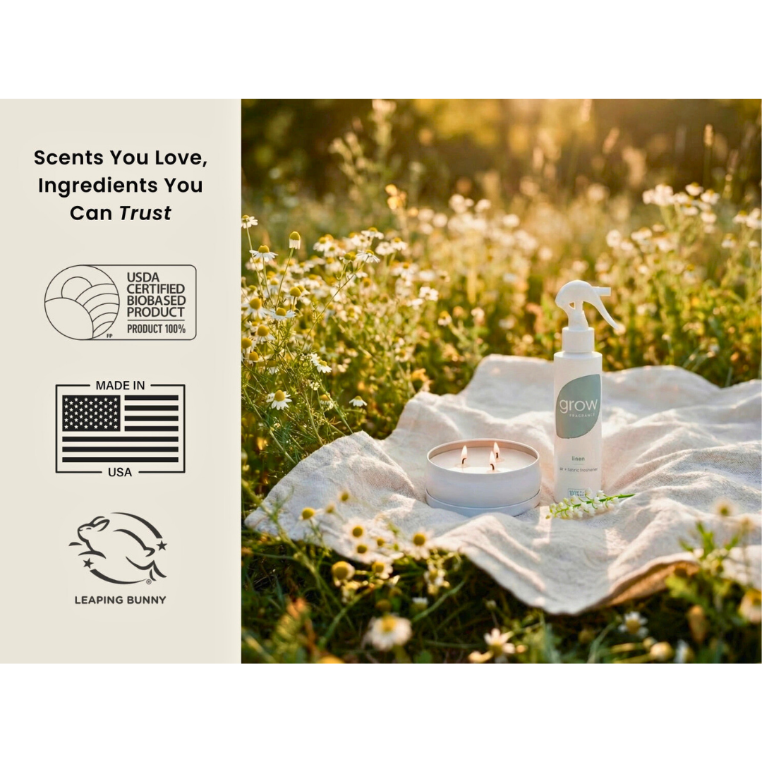 Grow Natural Air Freshener | Linen