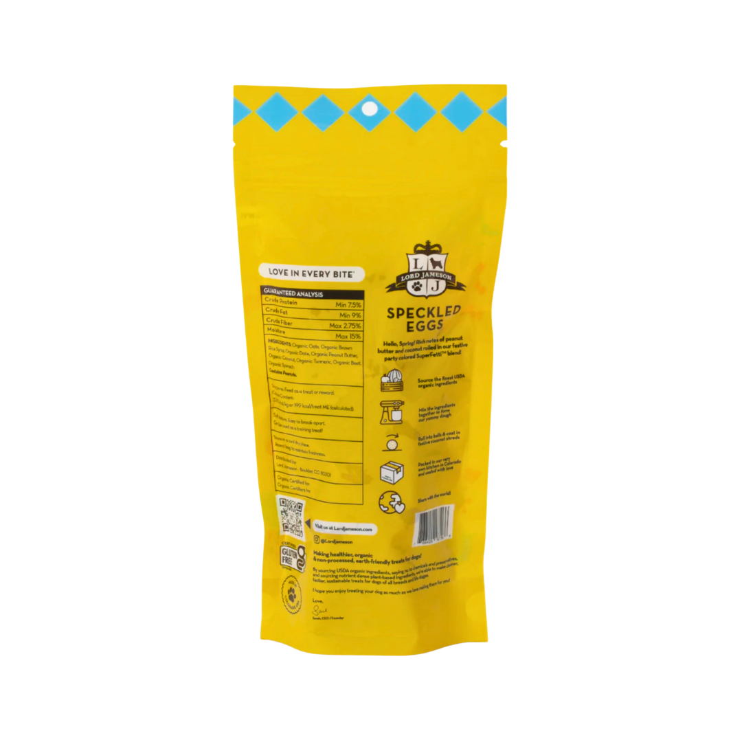 Lord Jameson Organic Treats | Speckled Eggs