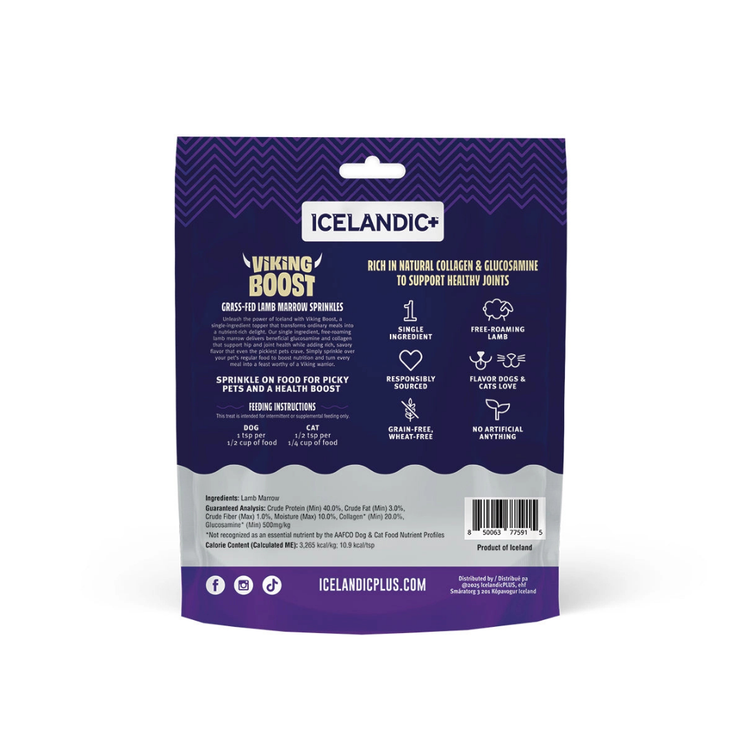 Icelandic+ Viking Boost Lamb Marrow Sprinkles | Hip + Joint Support