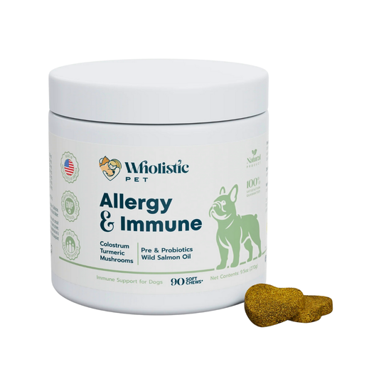 Wholistic Pet Organics Allergy & Immune Soft Chews | Natural Immune + Seasonal Allergy Support