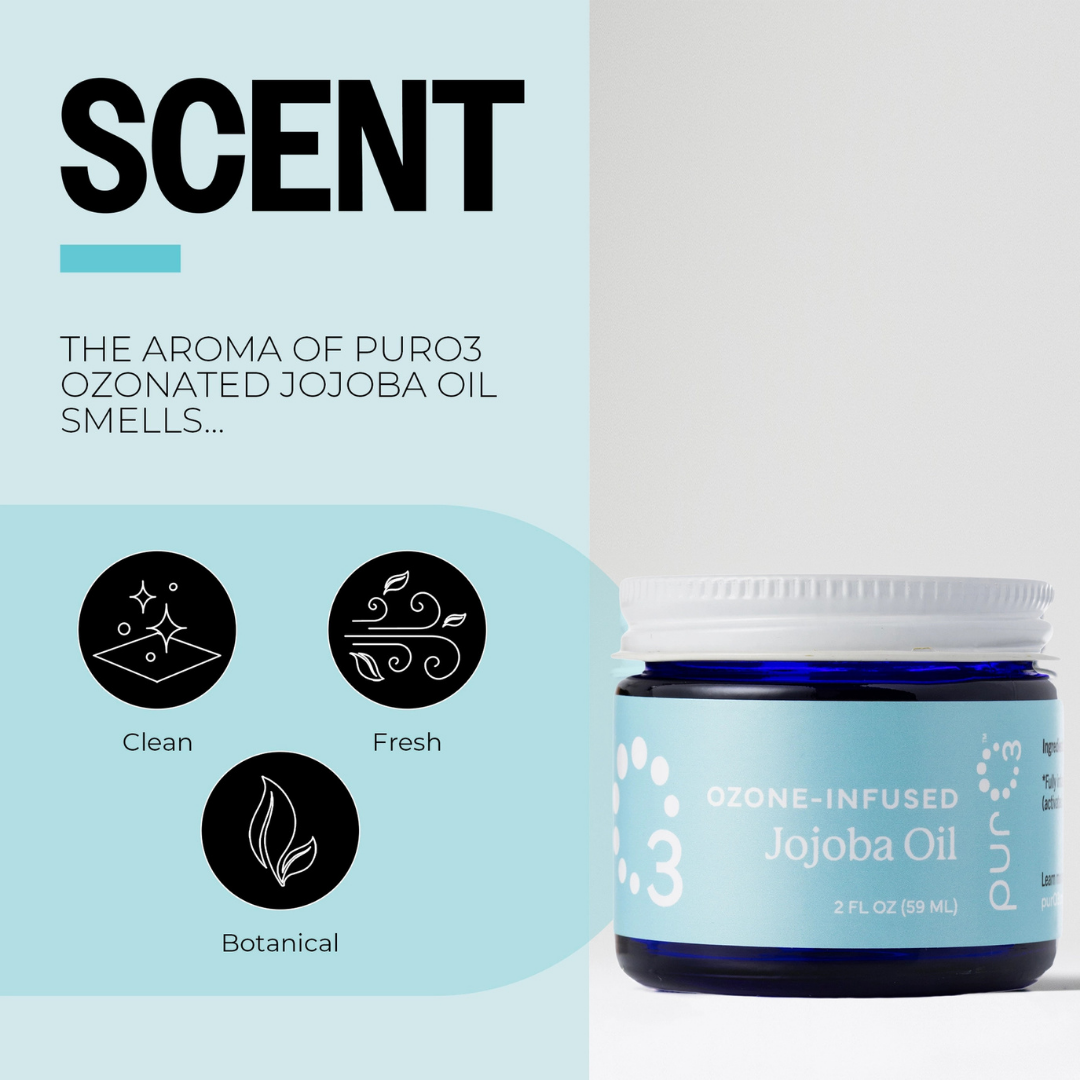 PurO3 Ozonated Jojoba Oil | Organic Oxygen-Infused Skin Care