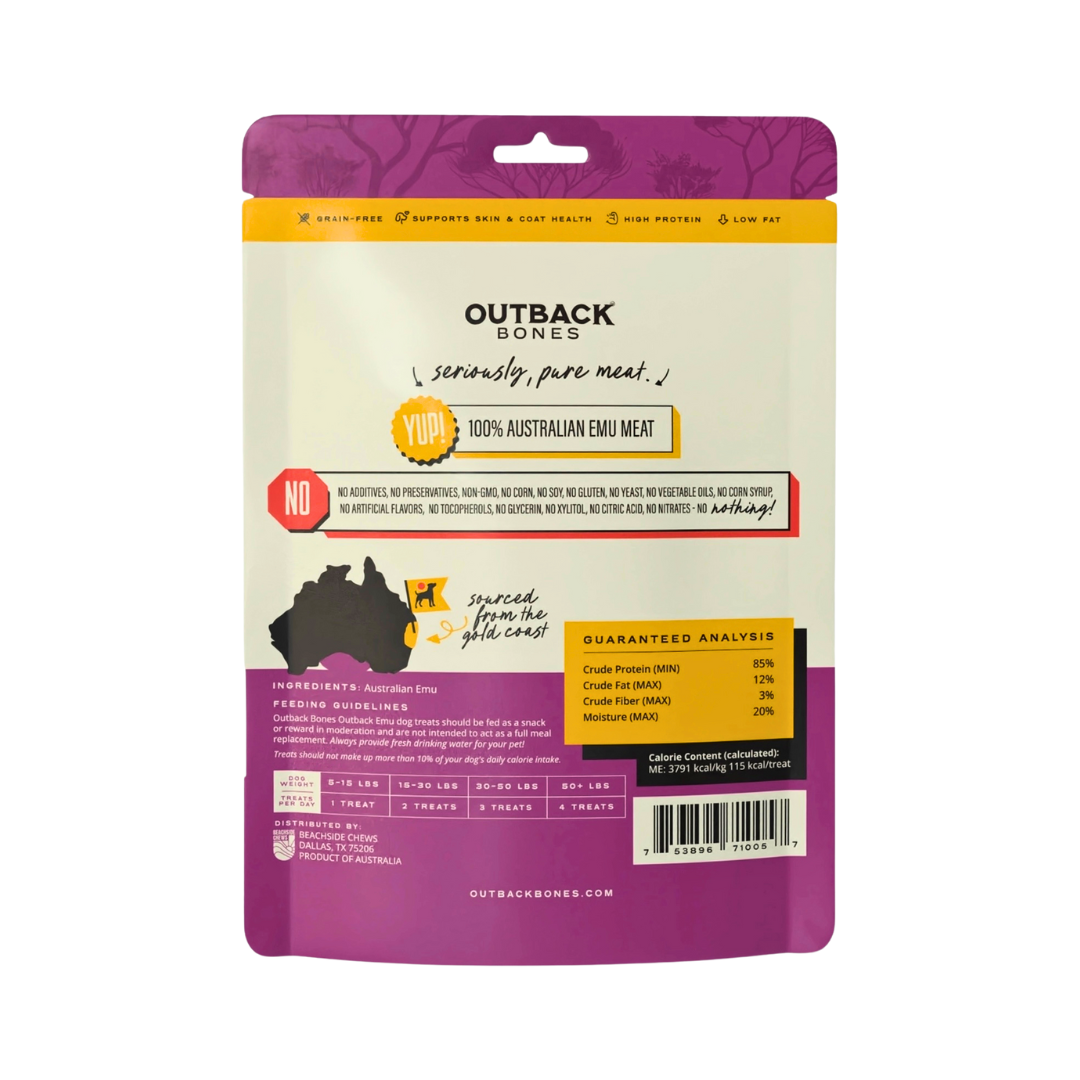 Outback Bones Emu Jerky Strips
