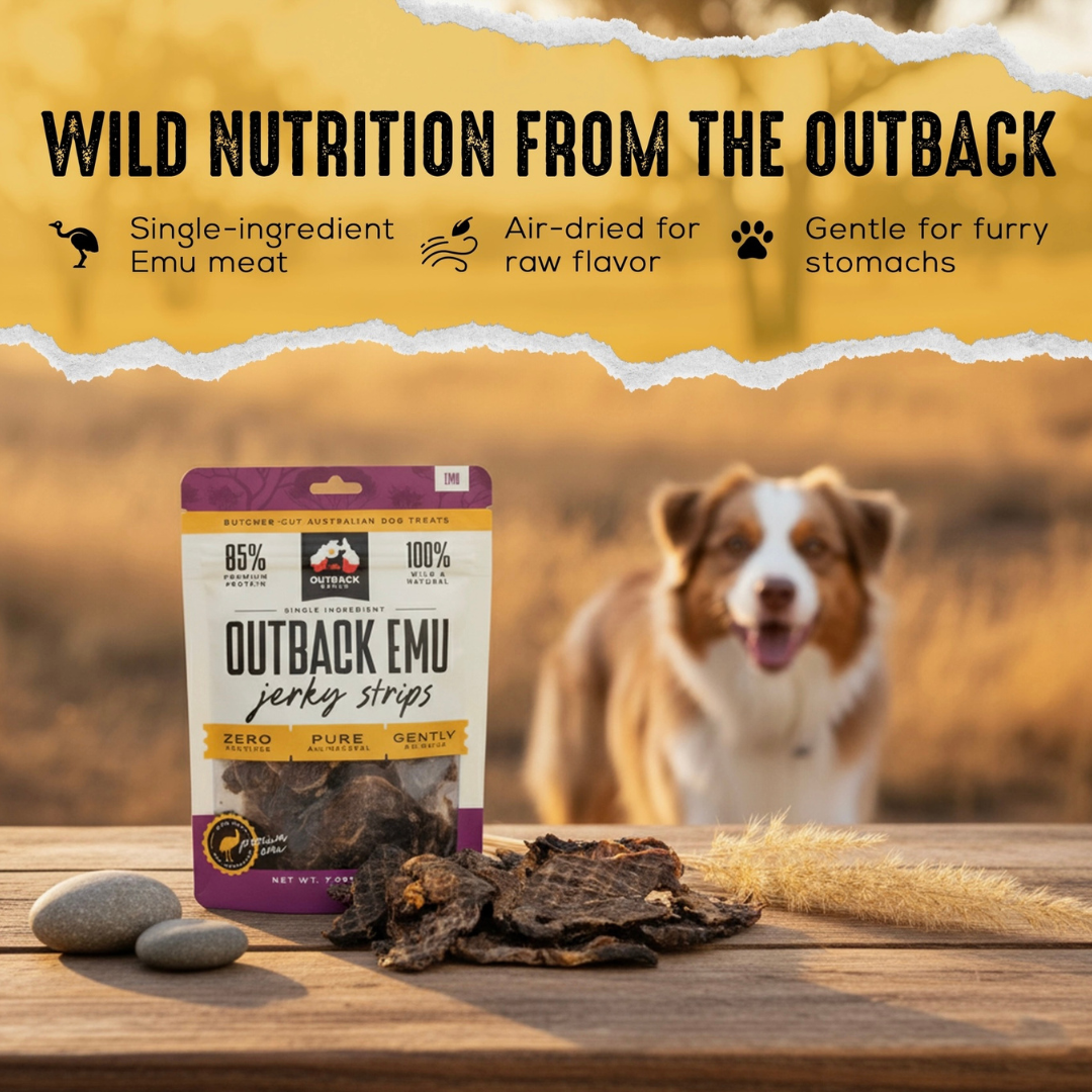 Outback Bones Emu Jerky Strips