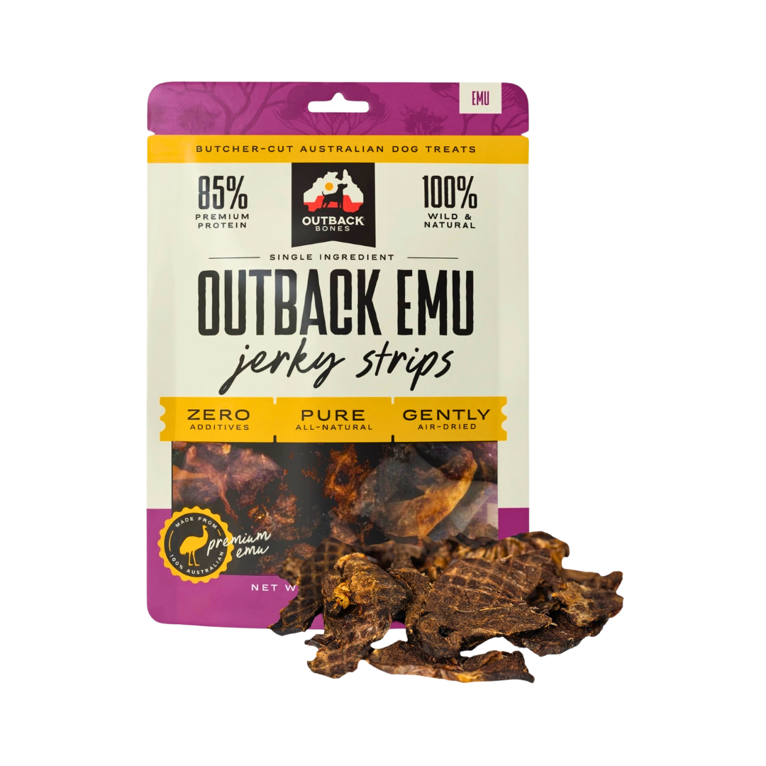 Outback Bones Emu Jerky Strips