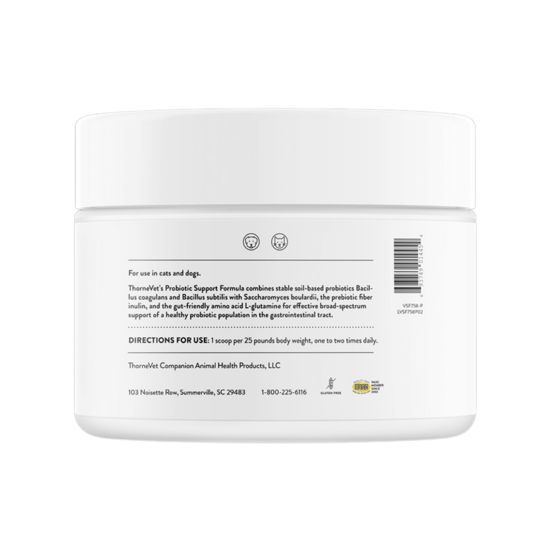 ThorneVet Probiotic Support | Soil-Based Probiotics + Sacc B + Prebiotics for Digestive Health