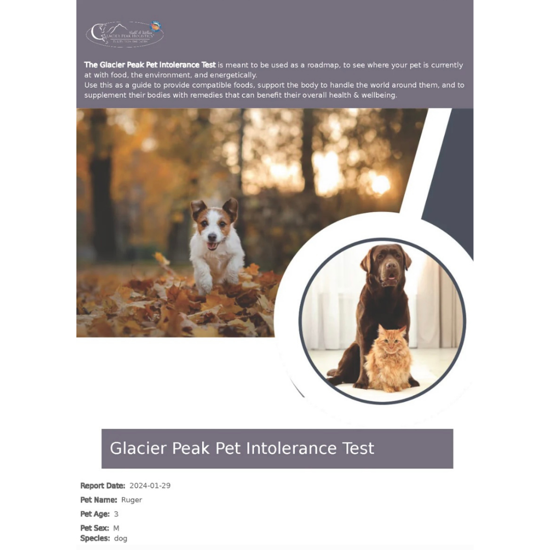 Glacier Peak Intolerance Test | Natural Sensitivity Assessment