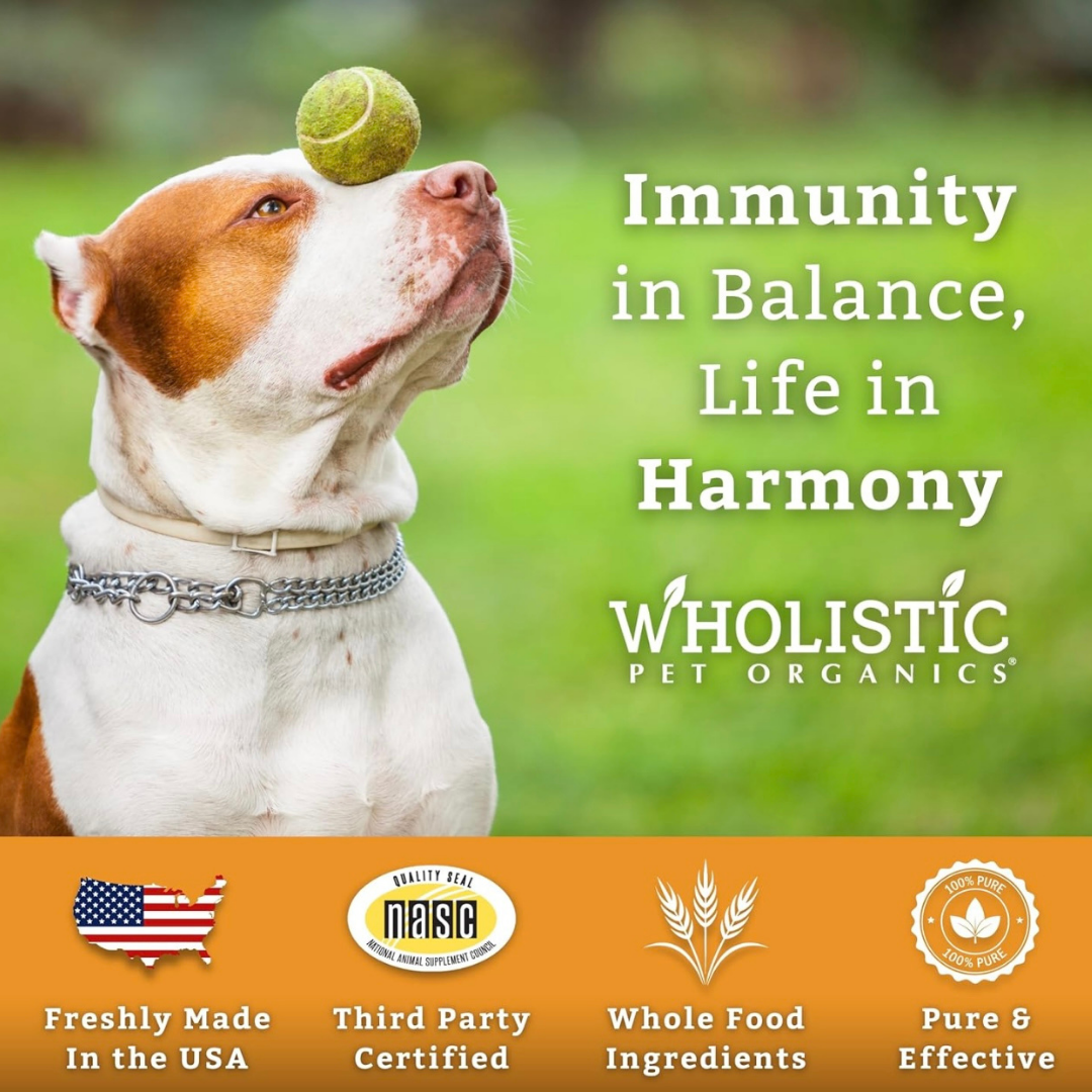 Wholistic Pet Organics Pure Colostrum | Immune Support + Allergy Relief