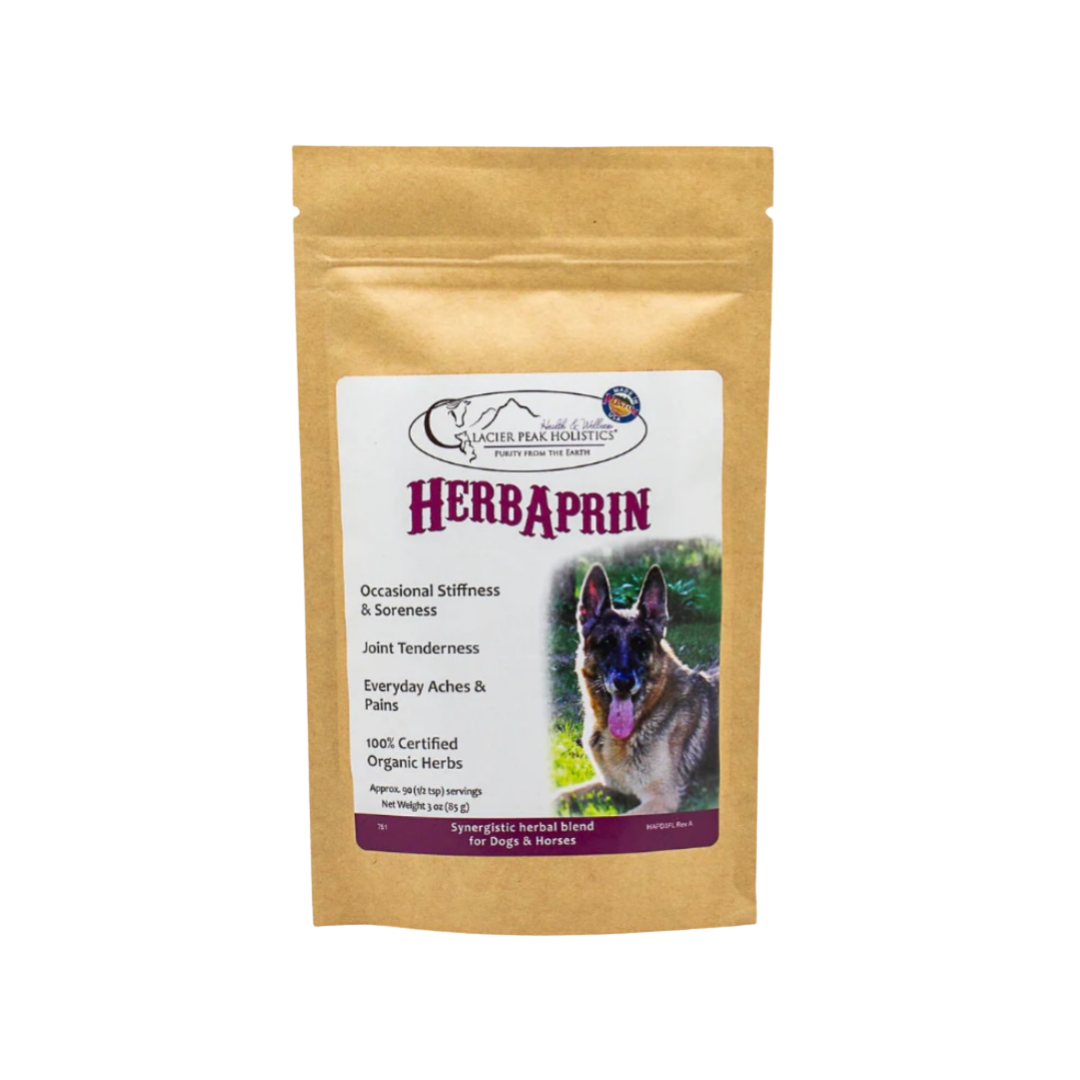 Glacier Peak HerbAprin Powder Pain Relief The Organic Dog Shop