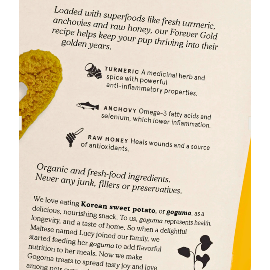 Gogoma Treats Turmeric + Anchovy | Healthy Joints