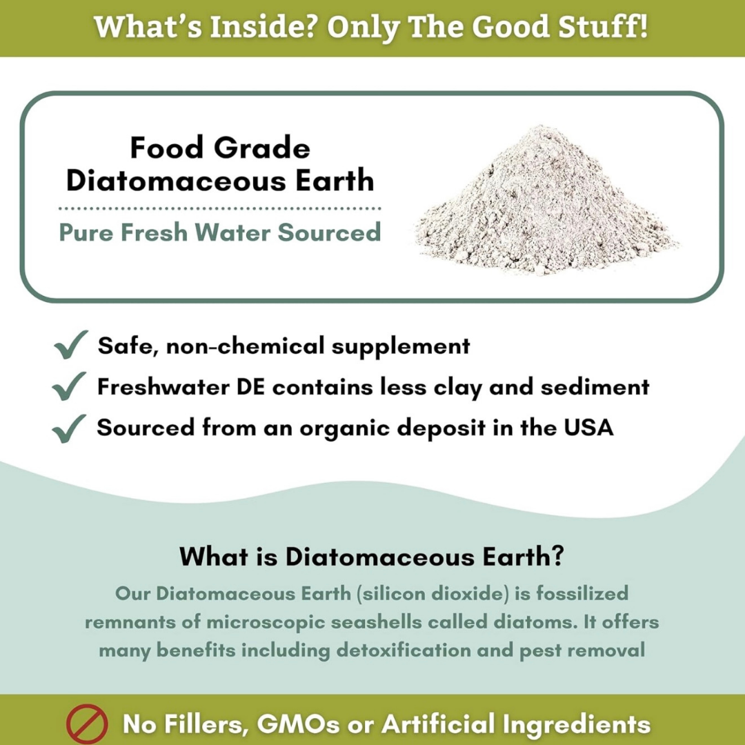 Wholistic Pet Organics Diatomaceous Earth | Natural Parasite Control