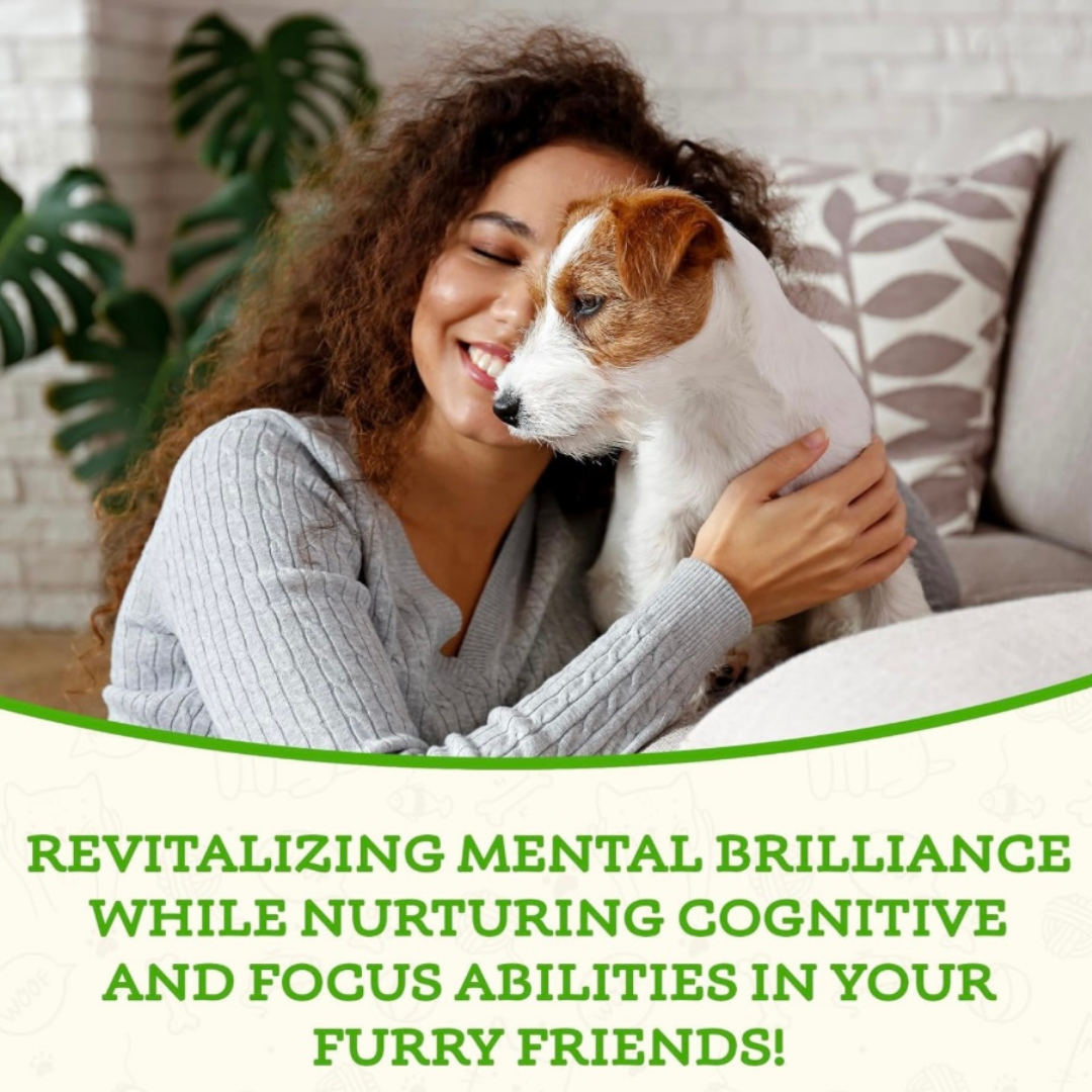 Animal Essentials Brain Awake | Natural Cognitive + Nerve Support