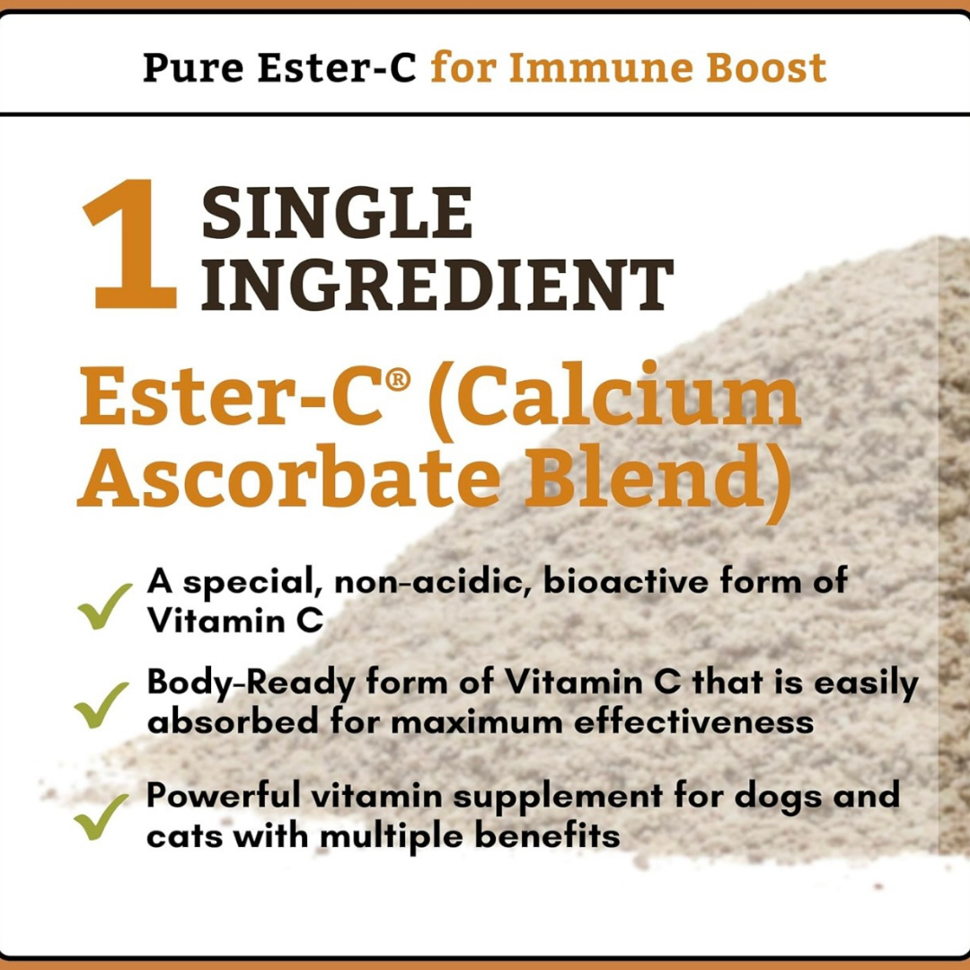 Wholistic Pet Organics Ester C | Advanced Vitamin C + Immune Support