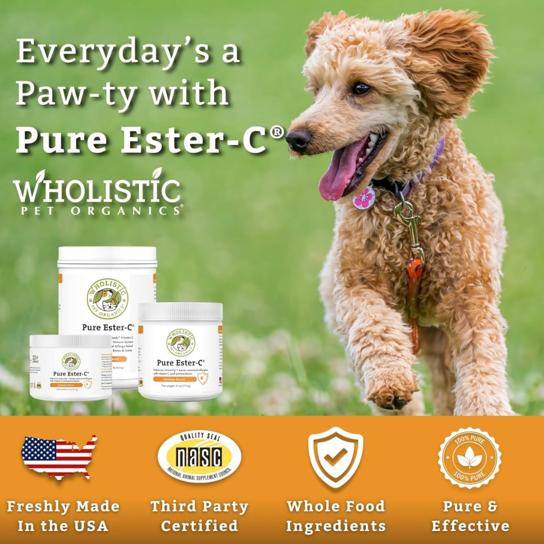 Wholistic Pet Organics Ester C | Advanced Vitamin C + Immune Support