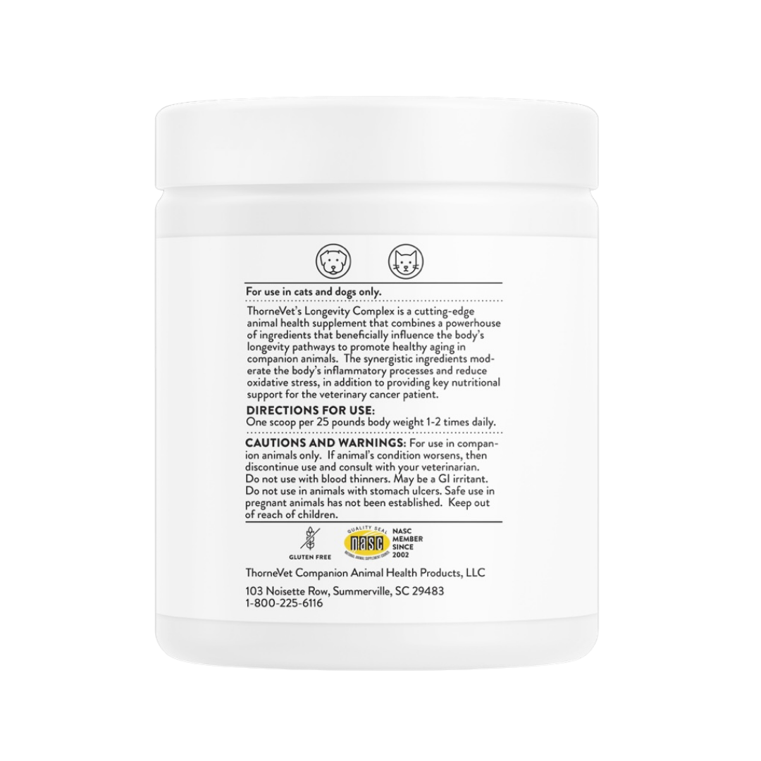 ThorneVet Longevity Complex | Comprehensive Health + Anti-Aging Support