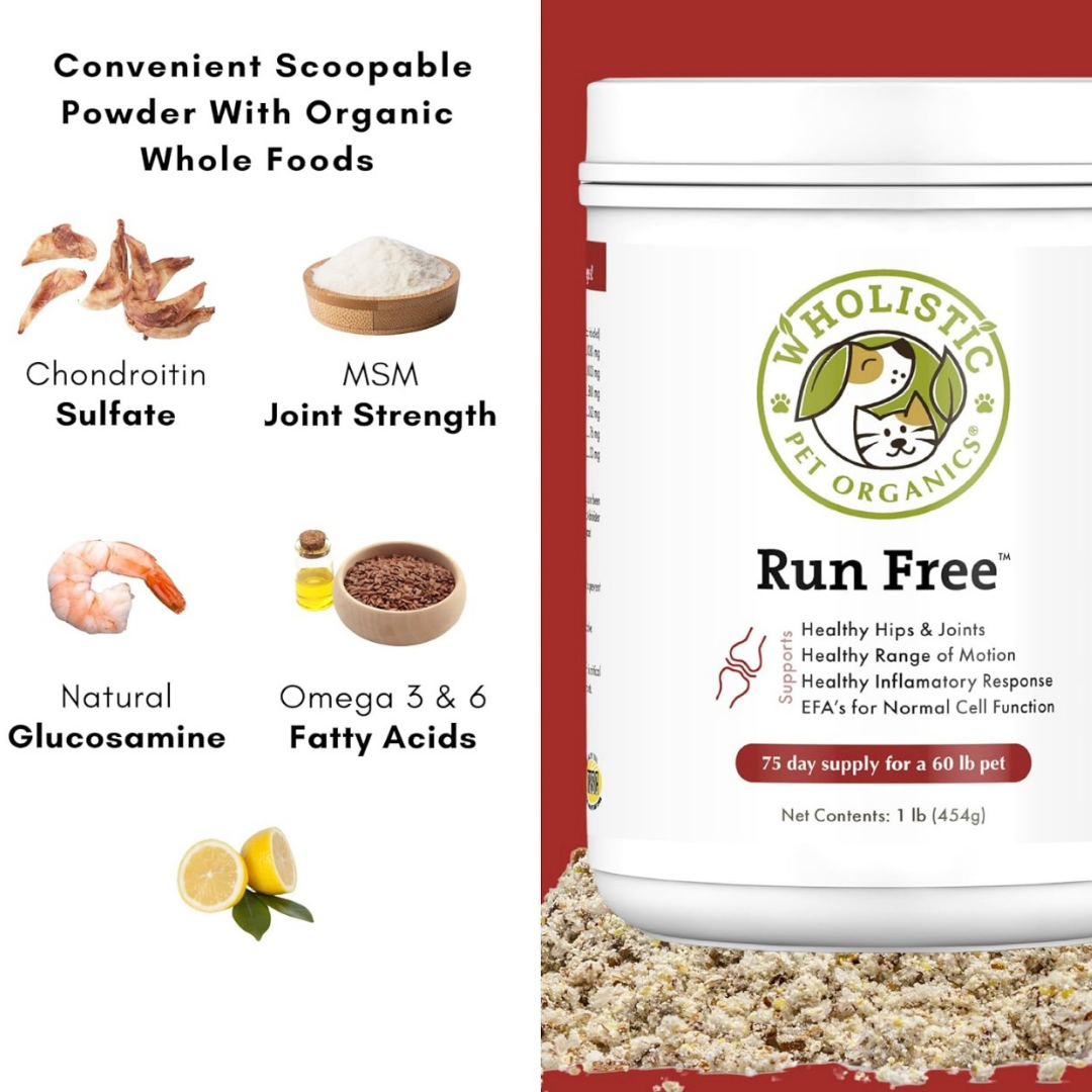 Wholistic Pet Organics Run Free | Targeted Joint Support