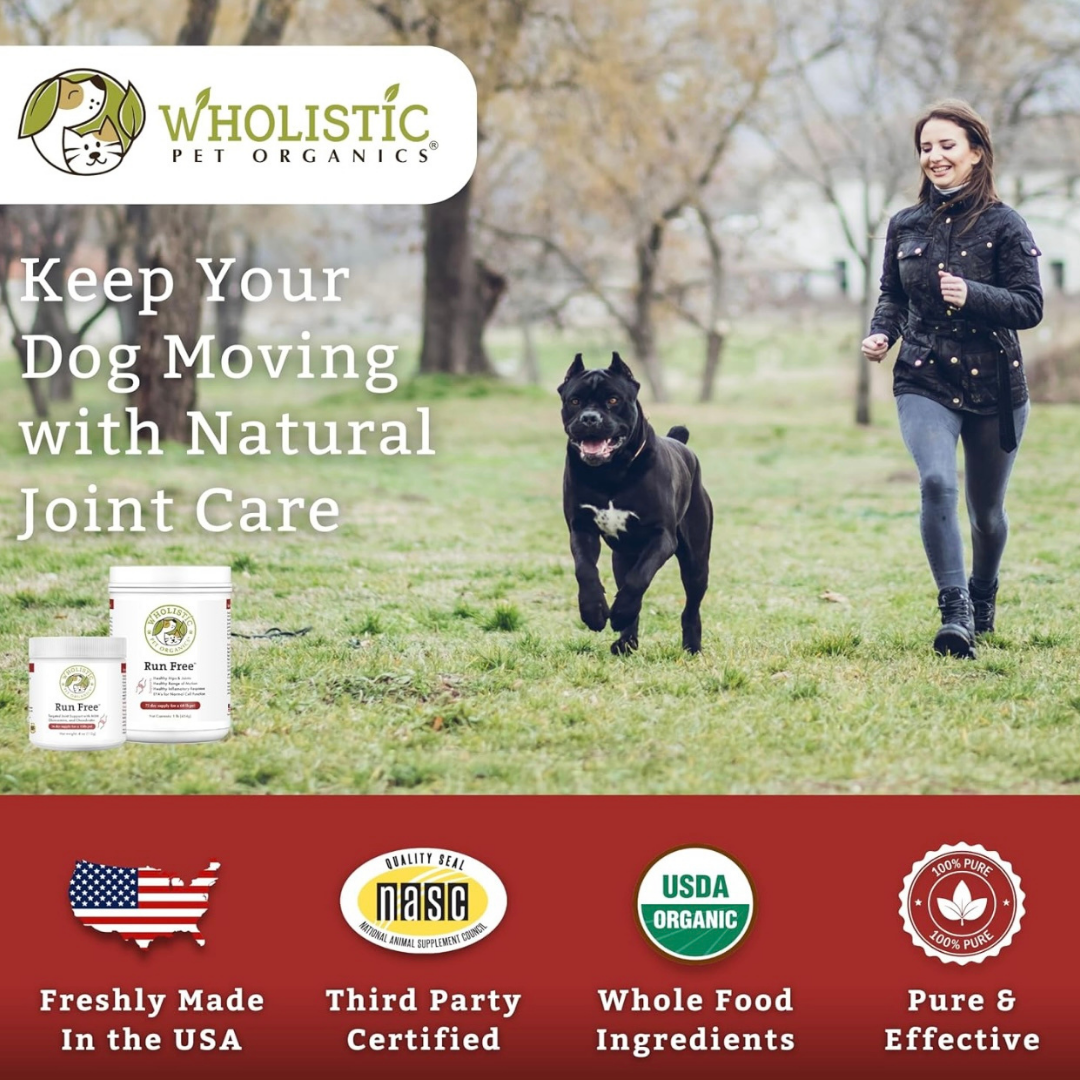 Wholistic Pet Organics Run Free | Targeted Joint Support