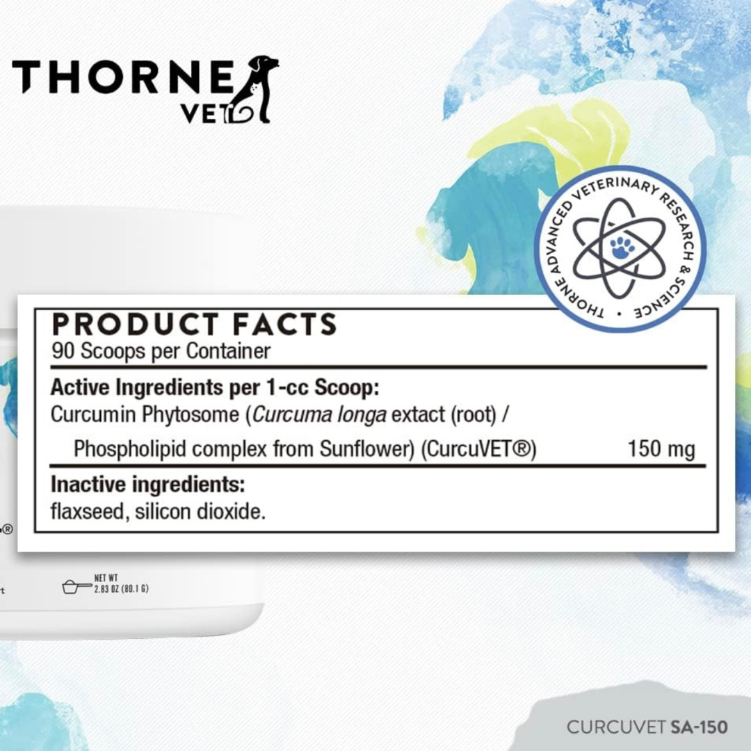 ThorneVet CurcuVET | Natural Inflammation Support + Joint Health