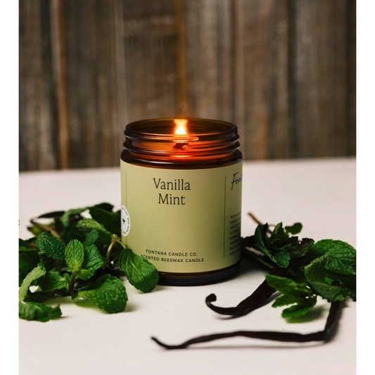 Vanilla Mint Essential Oil Candle