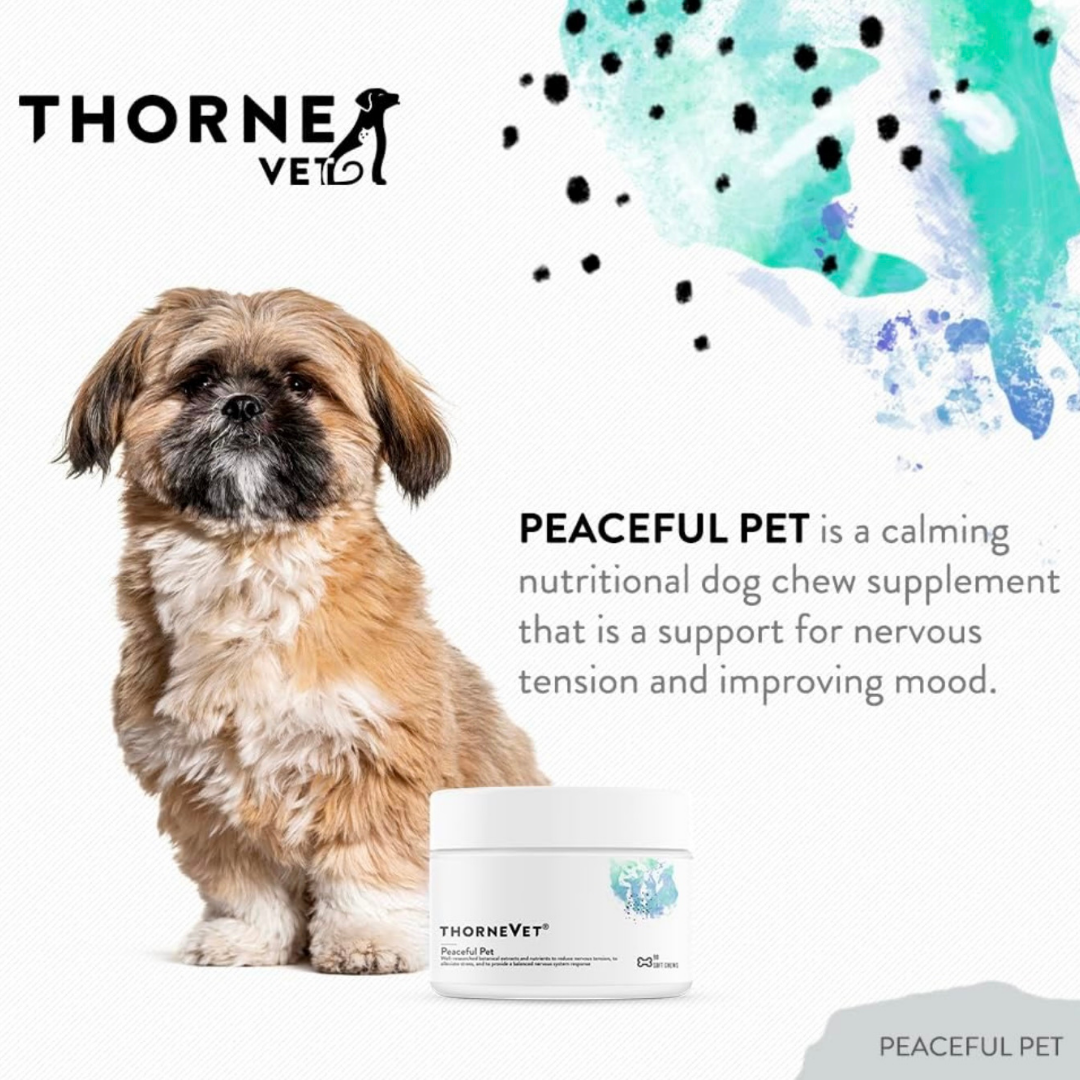 ThorneVet Peaceful Pet | Natural Stress Relief + Calming Support