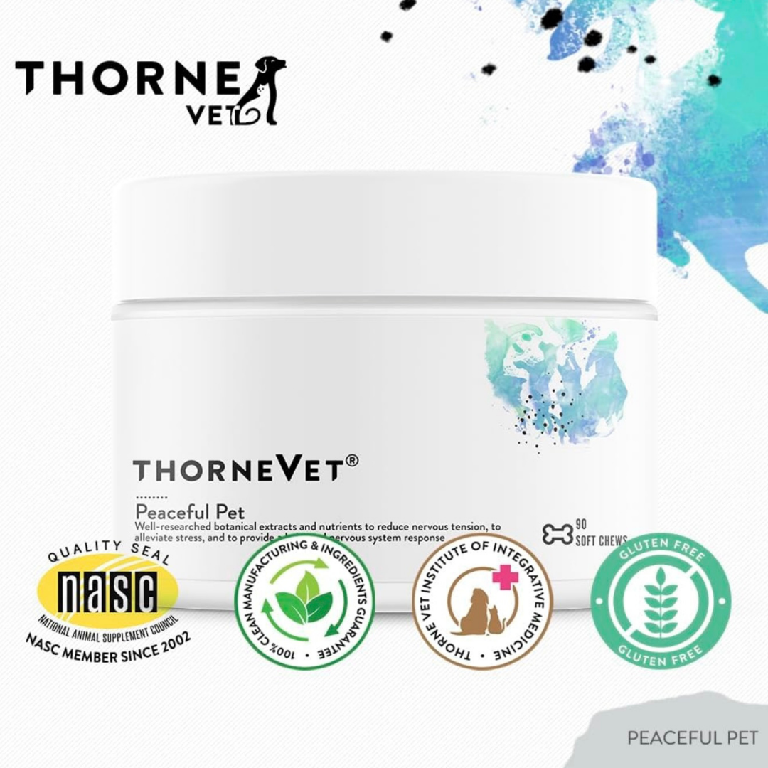 ThorneVet Peaceful Pet | Natural Stress Relief + Calming Support