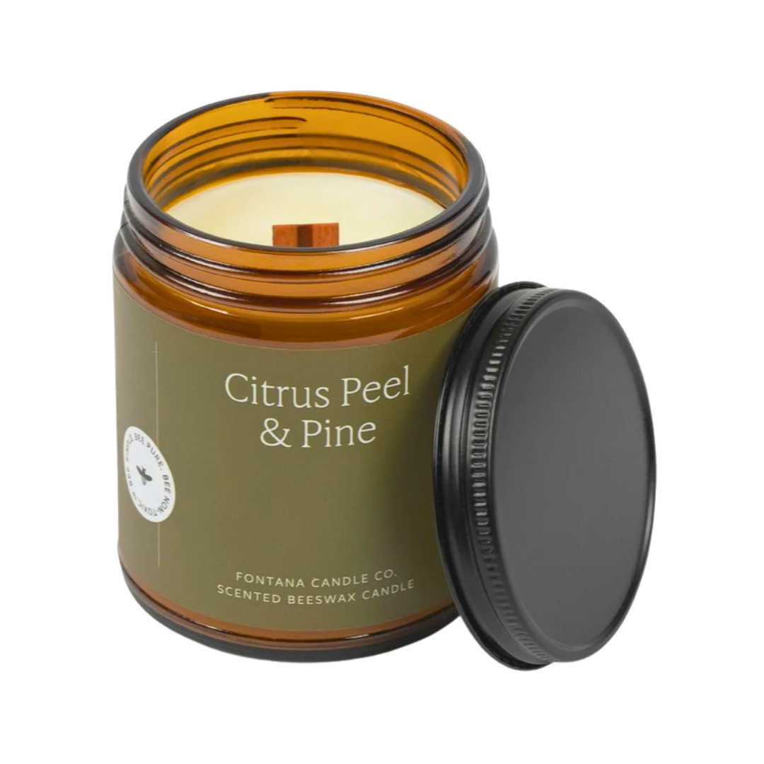 Fontana Essential Oil Candle | Citrus Peel + Pine