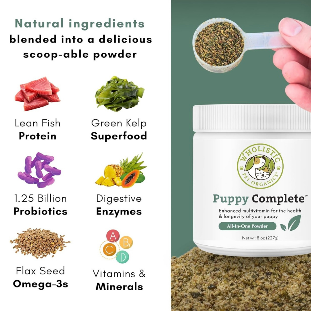 Wholistic Pet Organics Puppy Complete | Nutritional Support for Puppies
